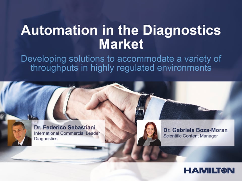 Webinar Automation in the Diagnostic Market