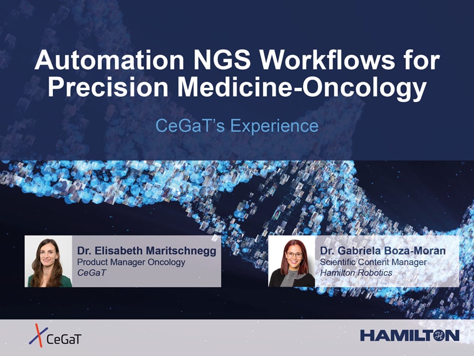 Webinar Automation of NGS Workflows for PM-Oncology