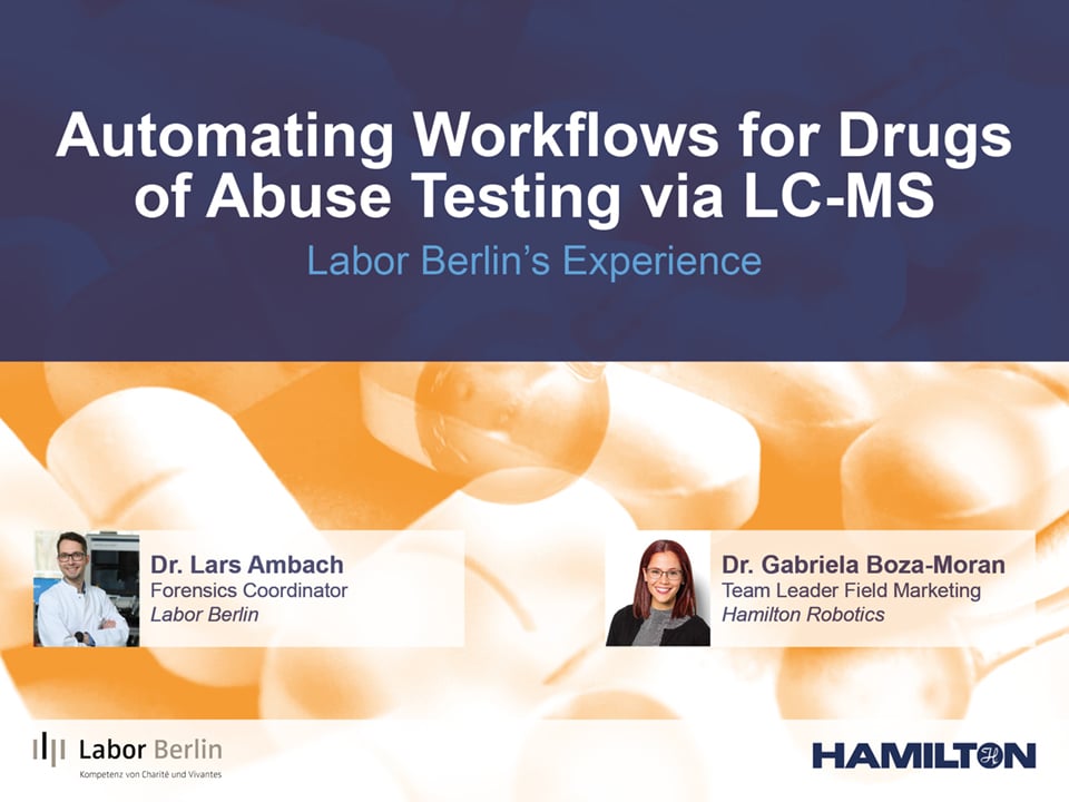 Webinar Automating Workflows for DoA Testing via LCMS