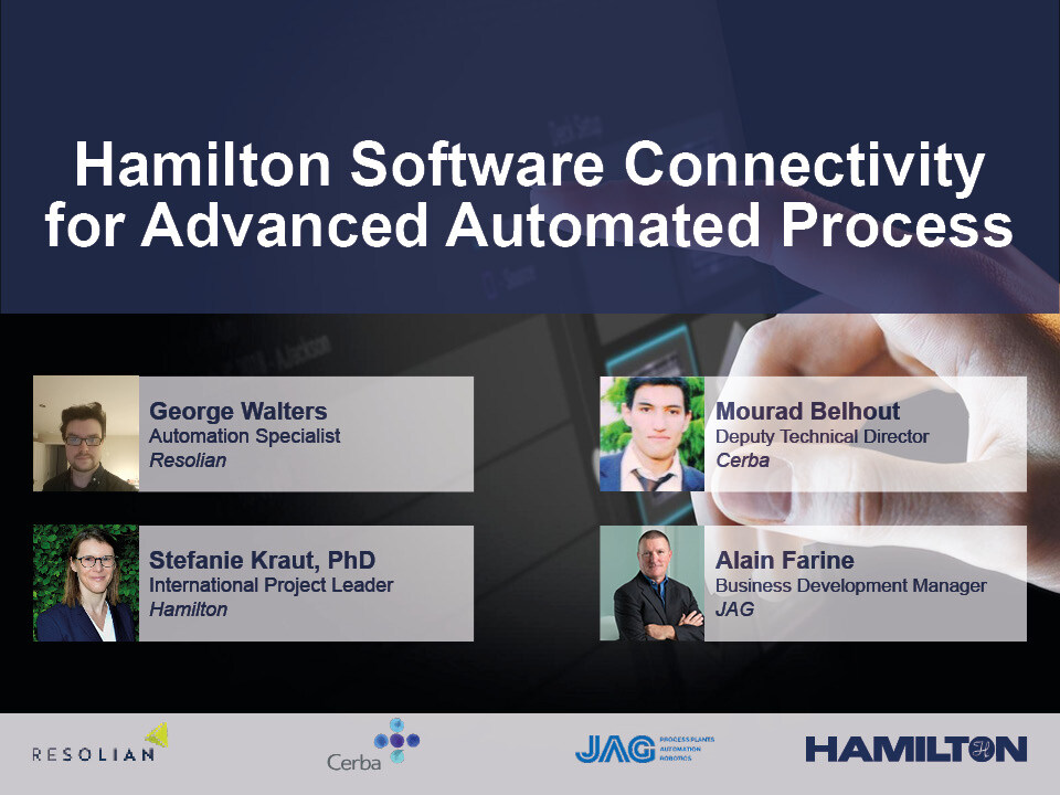 Webinar Hamilton Software Connectivity for Advanced Automation Processes