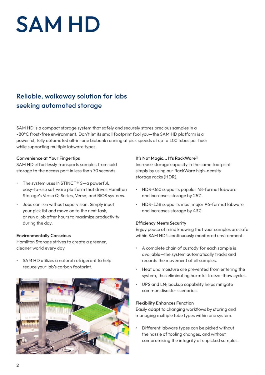 SAM HD Brochure